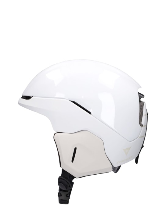 Bogner: Cortina ski helmet w/ visor - White - women_1 | Luisa Via Roma