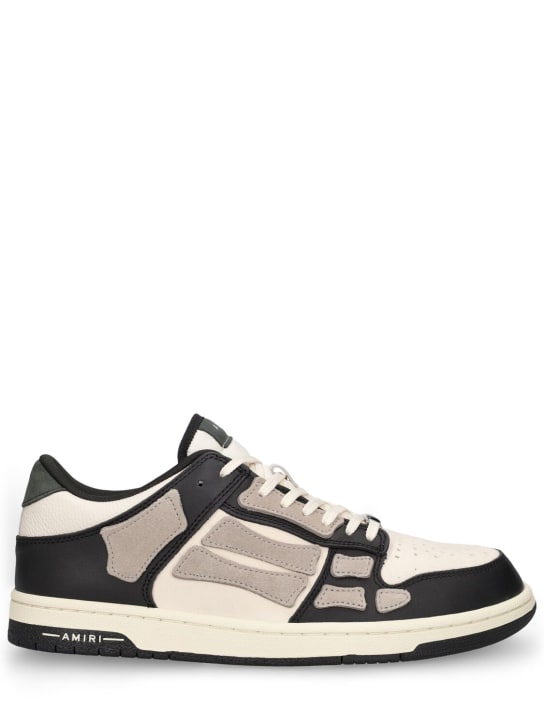 Amiri: Sneakers aus Leder „Skel Top“ - Schwarz/Beige - men_0 | Luisa Via Roma