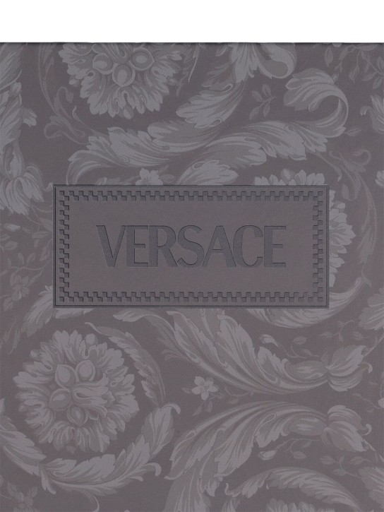 Versace: Quaderno Barocco Renaissance - Nero/Grigio - ecraft_1 | Luisa Via Roma