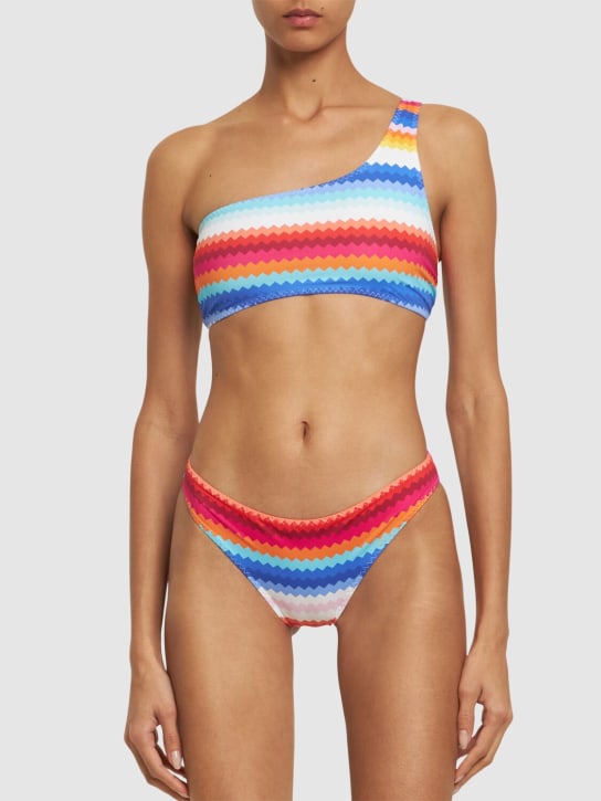 Missoni: Bikini asymétrique à chevrons - Multicolore - women_1 | Luisa Via Roma