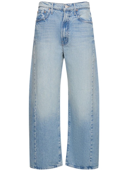 Mother: The Half Pipe Ankle cotton denim jeans - Blue - women_0 | Luisa Via Roma