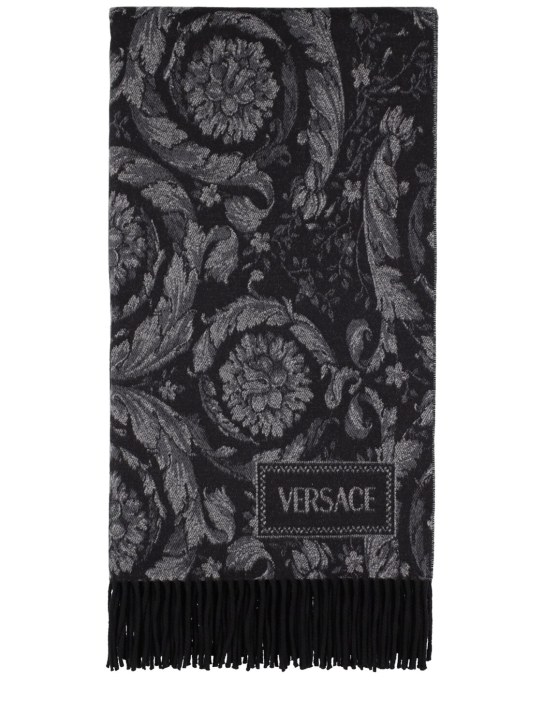 Versace: Überwurf „Barocco Renaissance“ - Schwarz - ecraft_0 | Luisa Via Roma