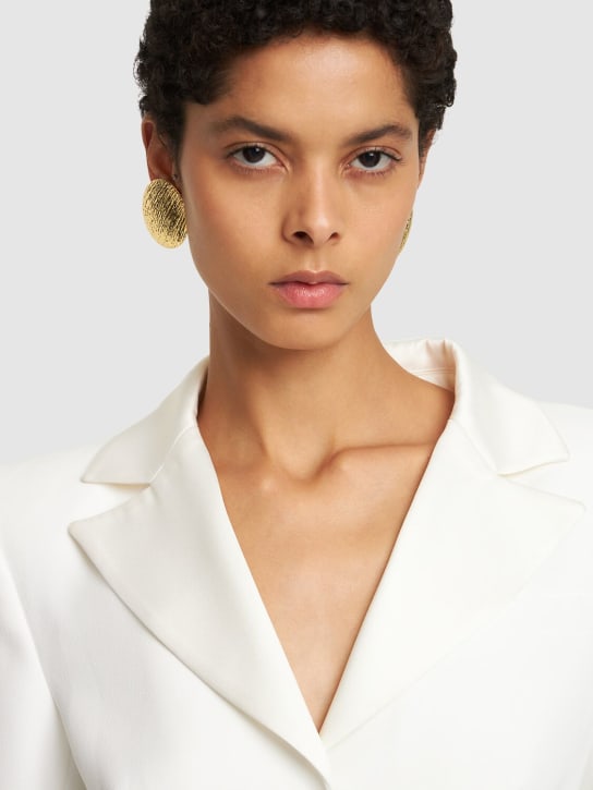 Federica Tosi: Daisy stud earrings - Gold - women_1 | Luisa Via Roma