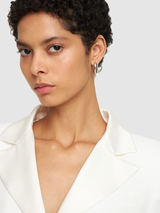 Otiumberg: Pebble stud earrings - Silver - women_1 | Luisa Via Roma