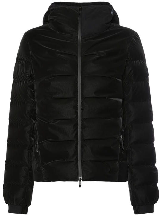 Moncler: Ananke nylon short down jacket - Black - women_0 | Luisa Via Roma