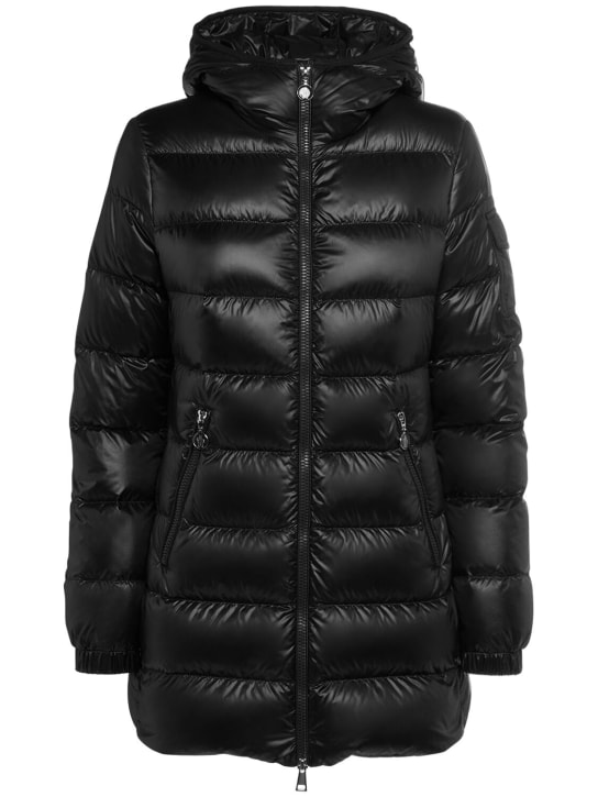 Moncler: Glements nylon short down jacket - Black - women_0 | Luisa Via Roma