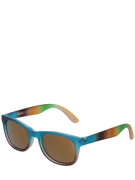 Molo: Printed polycarbonate sunglasses - Multicolor - kids-boys_1 | Luisa Via Roma