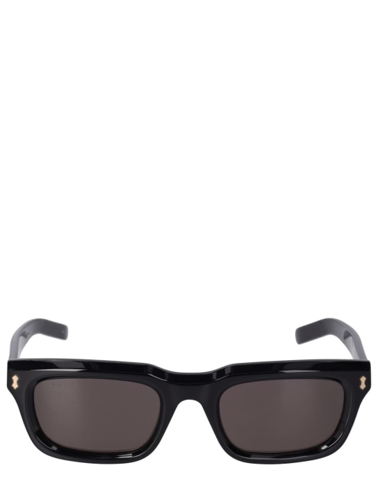Gucci: GG1524S acetate sunglasses - Black/Grey - men_0 | Luisa Via Roma