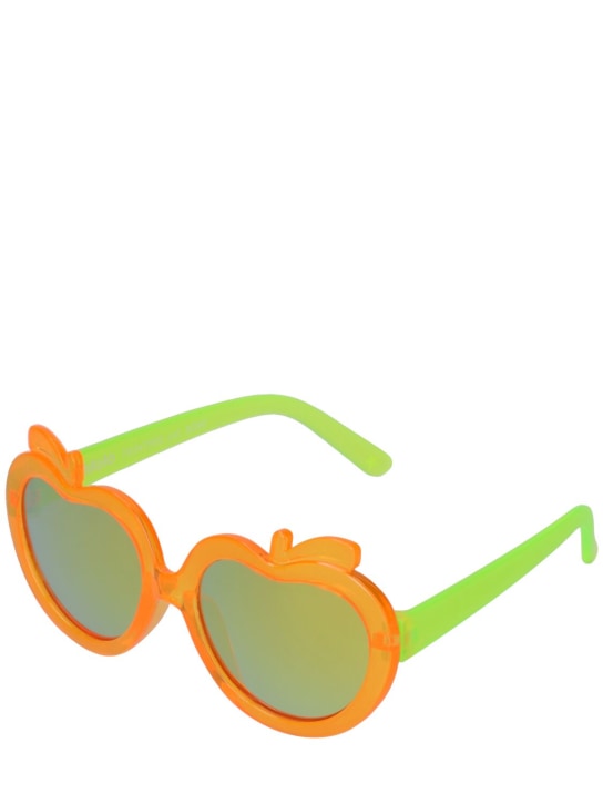 Molo: Apple polycarbonate sunglasses - Orange/Green - kids-girls_1 | Luisa Via Roma
