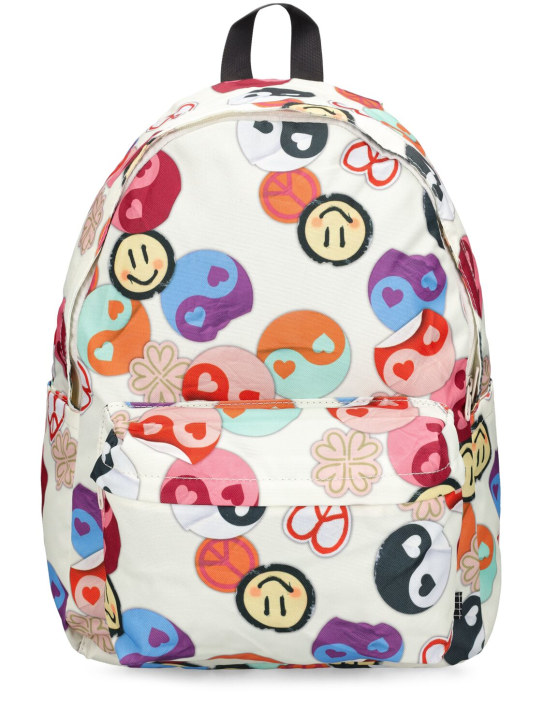 Molo: All over print recycled nylon backpack - kids-girls_0 | Luisa Via Roma