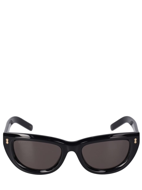 Gucci: Sonnenbrille aus Acetat "GG1521S" - Schwarz/Grau - women_0 | Luisa Via Roma