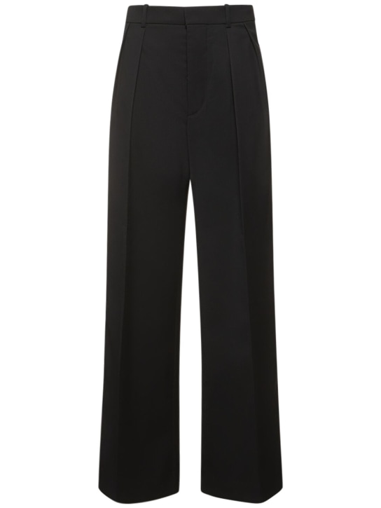 Wardrobe.nyc: Pantalones de lana - Negro - women_0 | Luisa Via Roma