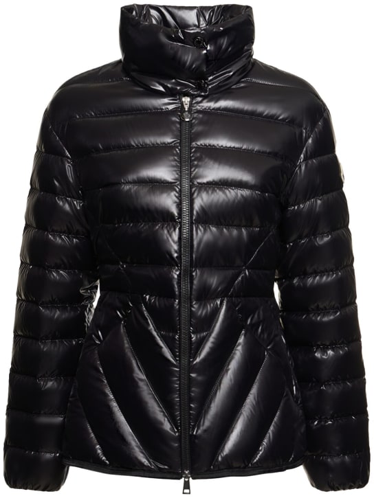 Moncler: Abante nylon short down jacket - Black - women_0 | Luisa Via Roma