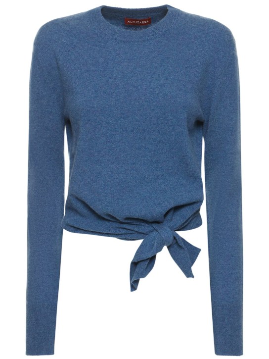 ALTUZARRA: Nalini cashmere crewneck sweater - women_0 | Luisa Via Roma