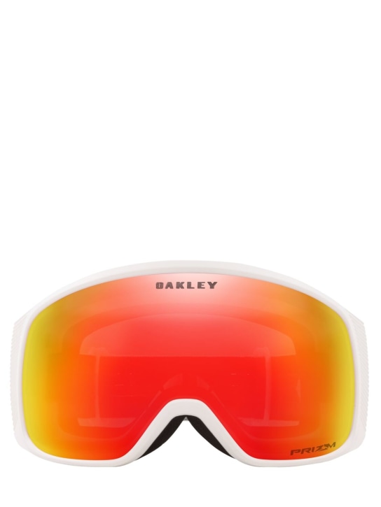 Oakley: Maschera sci Flight Tracker M - Bianco/Rosso - men_0 | Luisa Via Roma