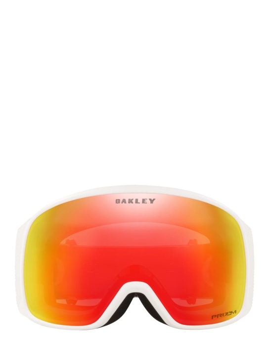 Oakley: Maschera sci Flight Tracker L - Bianco/Rosso - men_0 | Luisa Via Roma