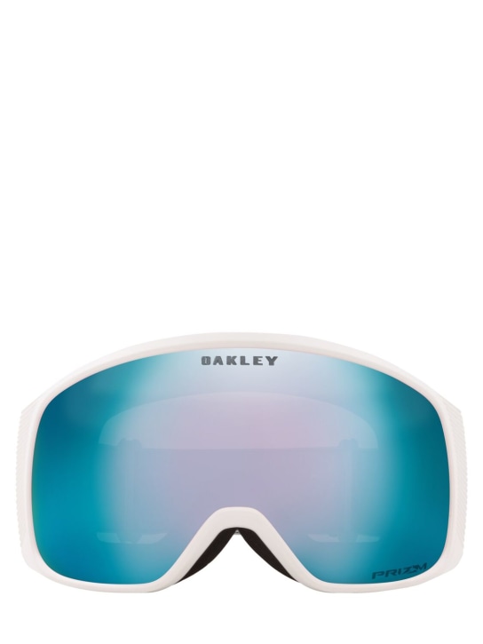 Oakley: Gafas tipo goggle Flight Tracker M - Blanco/Azul - women_0 | Luisa Via Roma