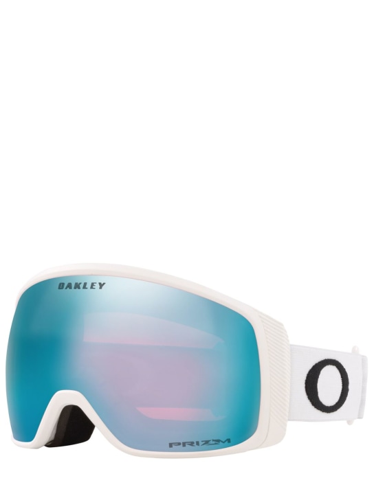 Oakley: Gafas tipo goggle Flight Tracker M - Blanco/Azul - women_1 | Luisa Via Roma