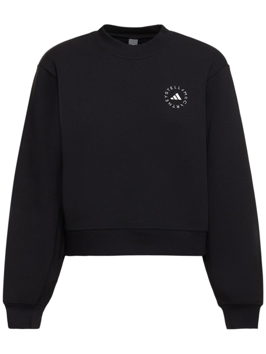 adidas By Stella McCartney: Sweatshirt „Sportswear“ - Schwarz - women_0 | Luisa Via Roma