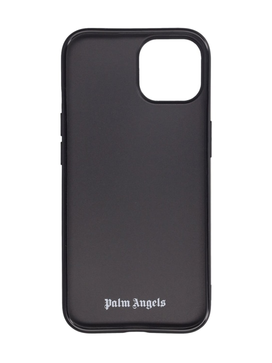Palm Angels: The Palm tech iPhone 15 case - Black - men_1 | Luisa Via Roma