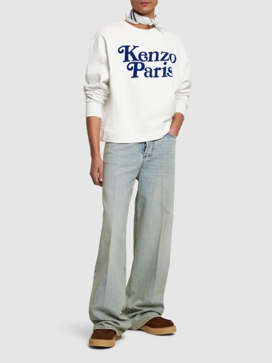 Kenzo Paris: Sweatshirt aus Baumwolle „Kenzo by Verdy“ - Off-White - men_1 | Luisa Via Roma