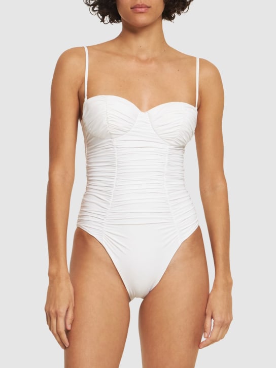 Ermanno Scervino: Onepiece swimsuit - White - women_1 | Luisa Via Roma