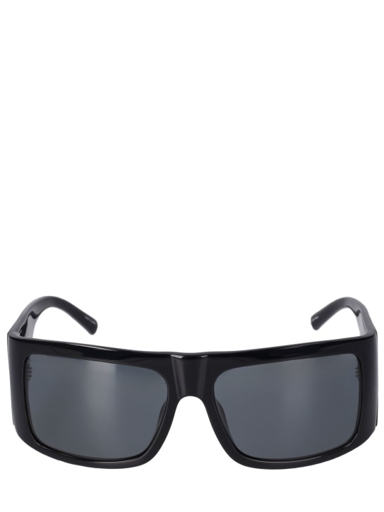 The Attico: Andre mask squared sunglasses - Black - women_0 | Luisa Via Roma