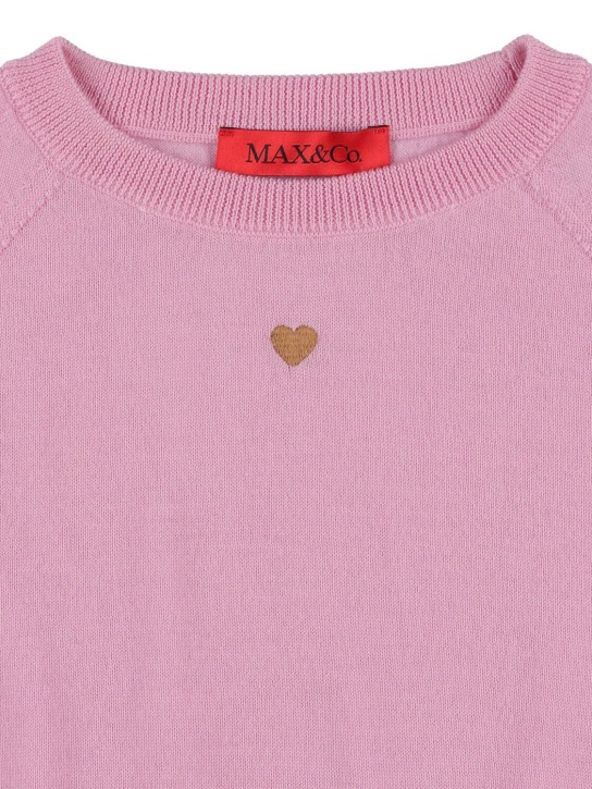 MAX&Co.: Pull-over en maille de laine - Rose - kids-girls_1 | Luisa Via Roma