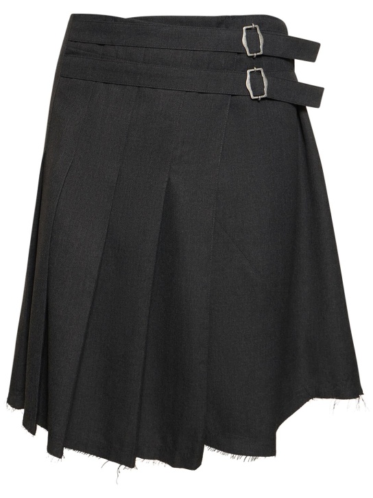 Jaded London: Pleated skirt - Grey - men_0 | Luisa Via Roma