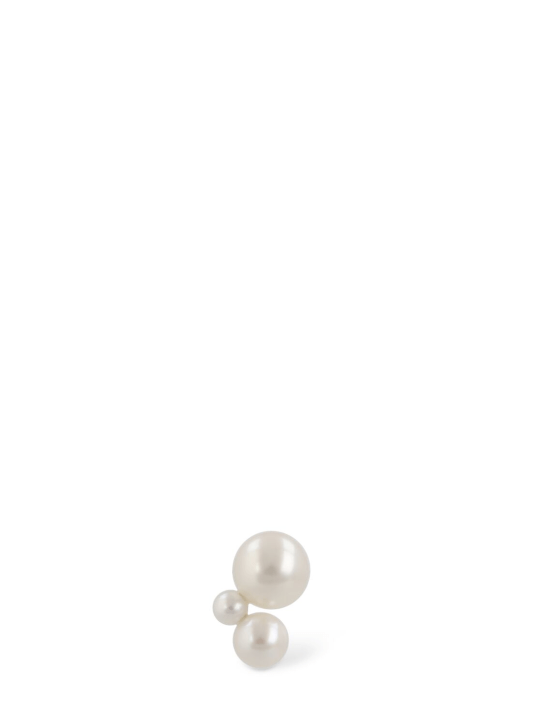 SOPHIE BILLE BRAHE: Petite Stellari pearl mono earring - Pearl - women_0 | Luisa Via Roma