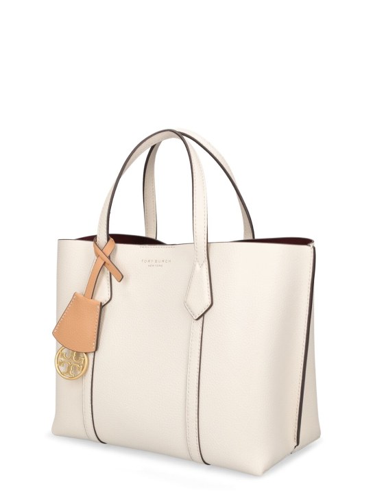 Tory Burch: SM Perry triple-compartment leather tote - New Ivory - women_1 | Luisa Via Roma