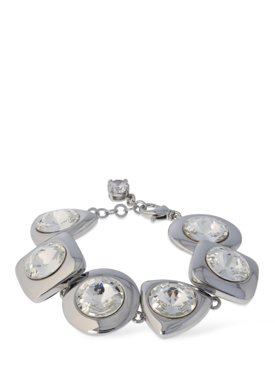 Area: Crystal drop bracelet - Silver - women_0 | Luisa Via Roma
