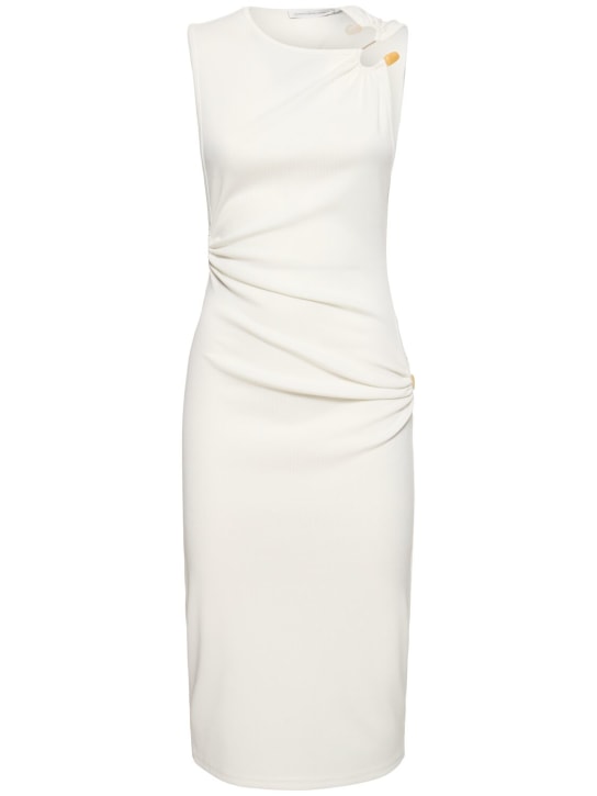 Christopher Esber: Callisto Trinity embellished midi dress - White - women_0 | Luisa Via Roma