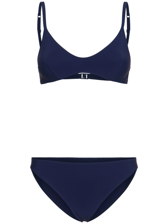 Lido: Quarantatre triangle bikini set - Navy - women_0 | Luisa Via Roma