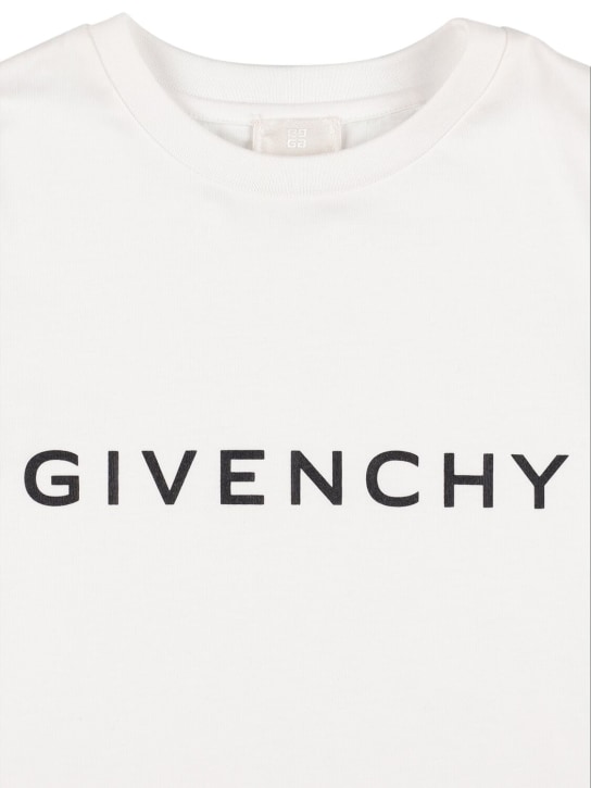 Givenchy: Cotton jersey t-shirt - White - kids-boys_1 | Luisa Via Roma