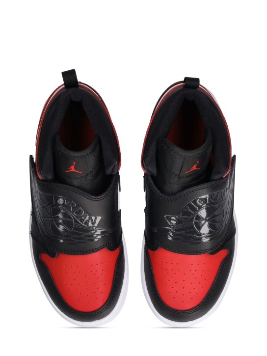 Nike: Sneakers Sky Jordan 1 - Nero/Grigio - kids-boys_1 | Luisa Via Roma
