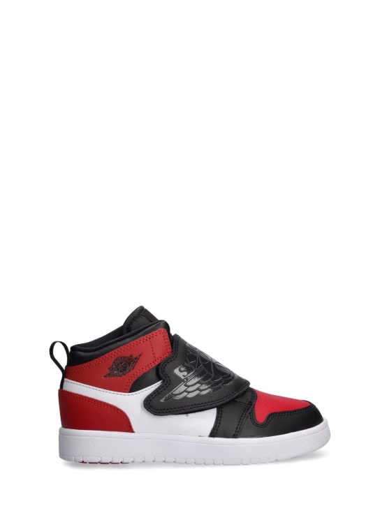 Nike: Sneakers Sky Jordan 1 - Noir/Anthracite - kids-boys_0 | Luisa Via Roma