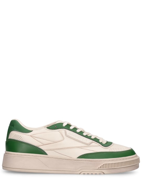 Reebok Classics: Club C LTD sneakers - White/Green - men_0 | Luisa Via Roma