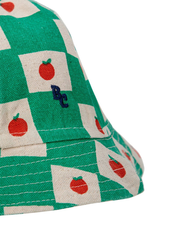 Bobo Choses: Printed cotton bucket hat - Multicolor - kids-girls_1 | Luisa Via Roma