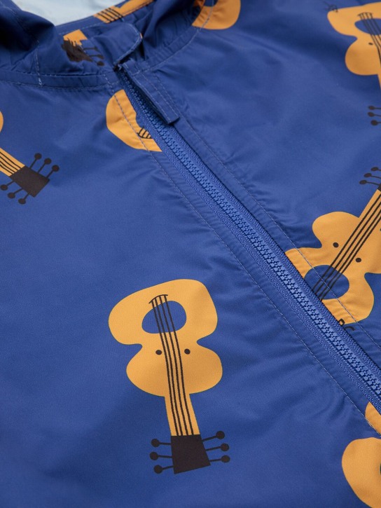 Bobo Choses: Jacke aus recyceltem Nylon mit Druck - Blau - kids-boys_1 | Luisa Via Roma