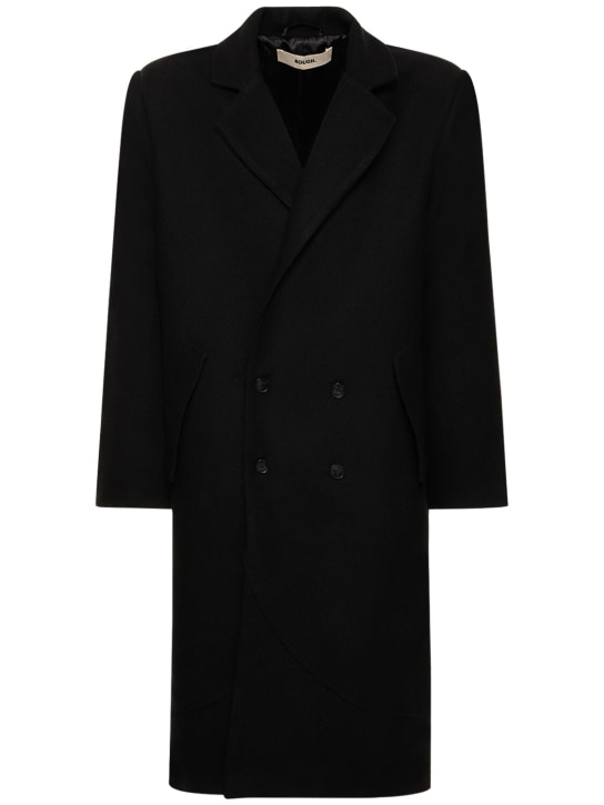 Rough.: Distressed box coat - Black - men_0 | Luisa Via Roma