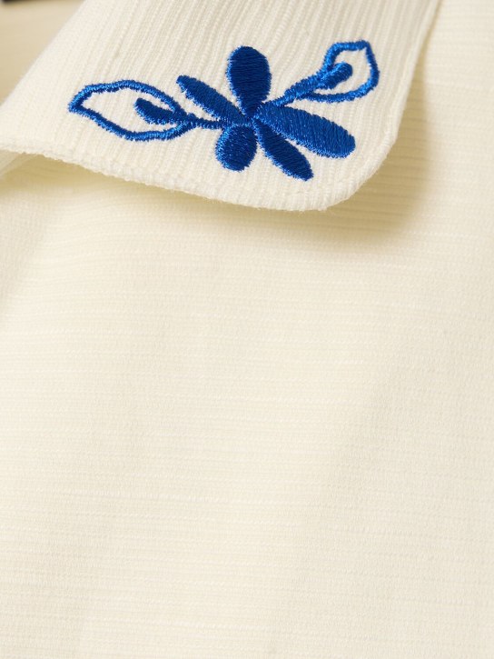 Andersson Bell: May embroidered linen & cotton shirt - Beige - men_1 | Luisa Via Roma