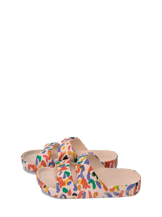Bobo Choses: Printed rubber sandals - Multicolor - kids-girls_0 | Luisa Via Roma