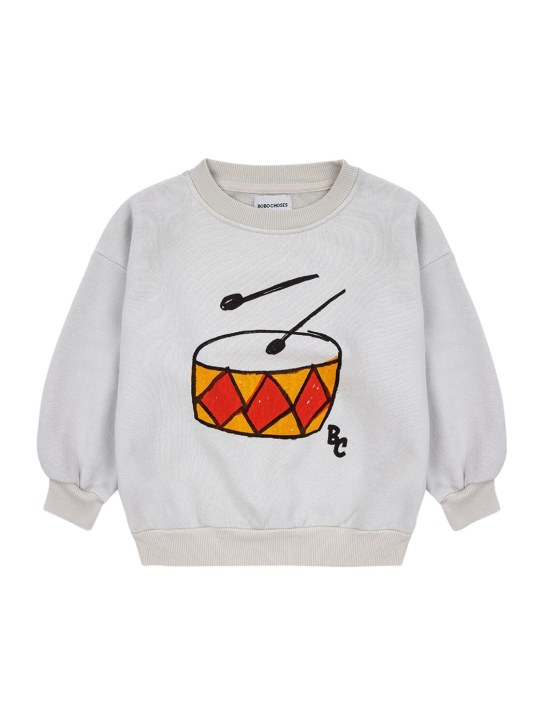 Bobo Choses: Sweatshirt aus Bio-Baumwolle - Beige - kids-boys_0 | Luisa Via Roma