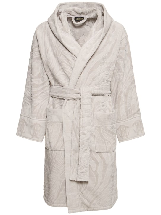 Roberto Cavalli: Okapi bathrobe - Grey - men_0 | Luisa Via Roma