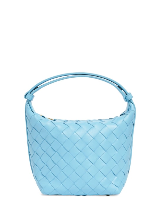 Bottega Veneta: Candy Wallace leather top handle bag - Dip - women_0 | Luisa Via Roma