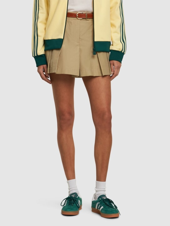 adidas Originals: Gazelle Indoor sneakers - Green/White - women_1 | Luisa Via Roma