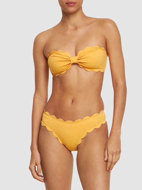 Marysia: Top bikini a fascia Antibes - Arancione - women_1 | Luisa Via Roma