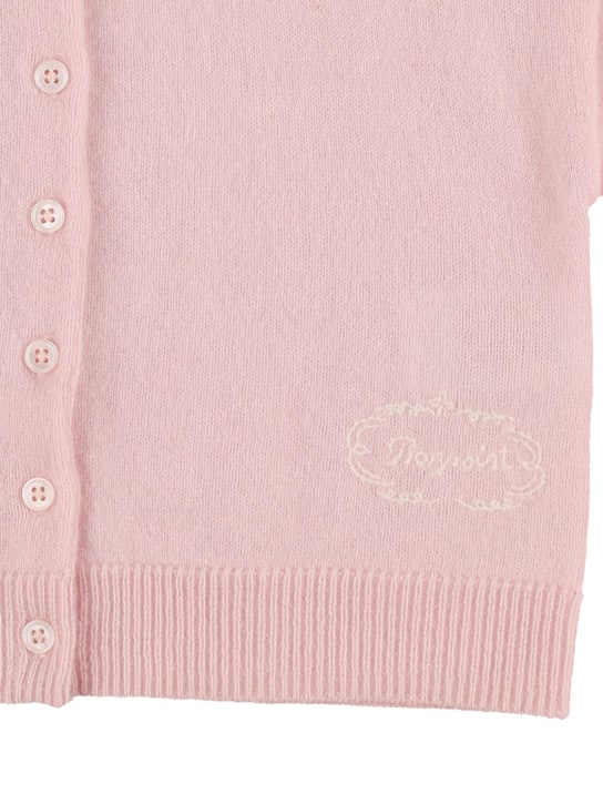 Bonpoint: Cashmere cardigan - Pink - kids-girls_1 | Luisa Via Roma