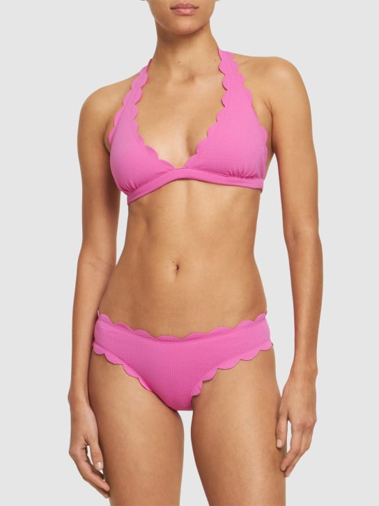Marysia: Spring scalloped bikini top - Pink - women_1 | Luisa Via Roma